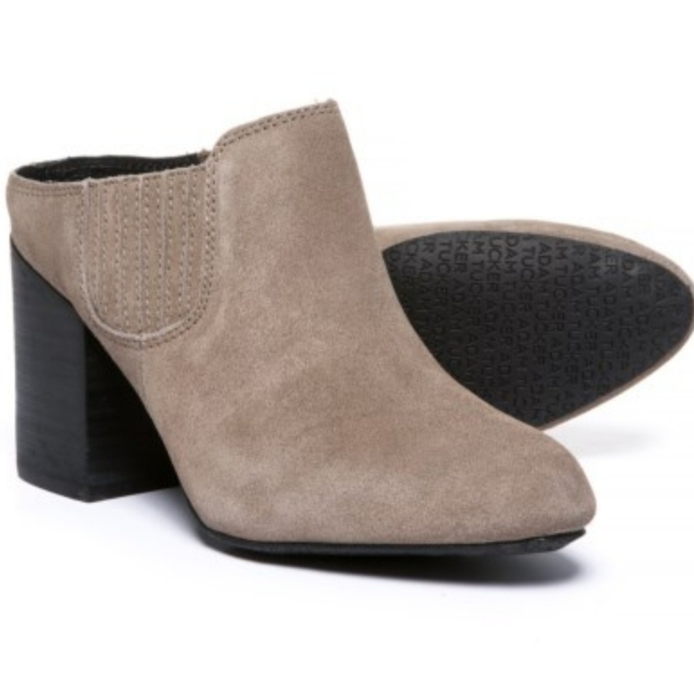 Sleek Adam Tucker Suede Mules - Picture 2 of 4